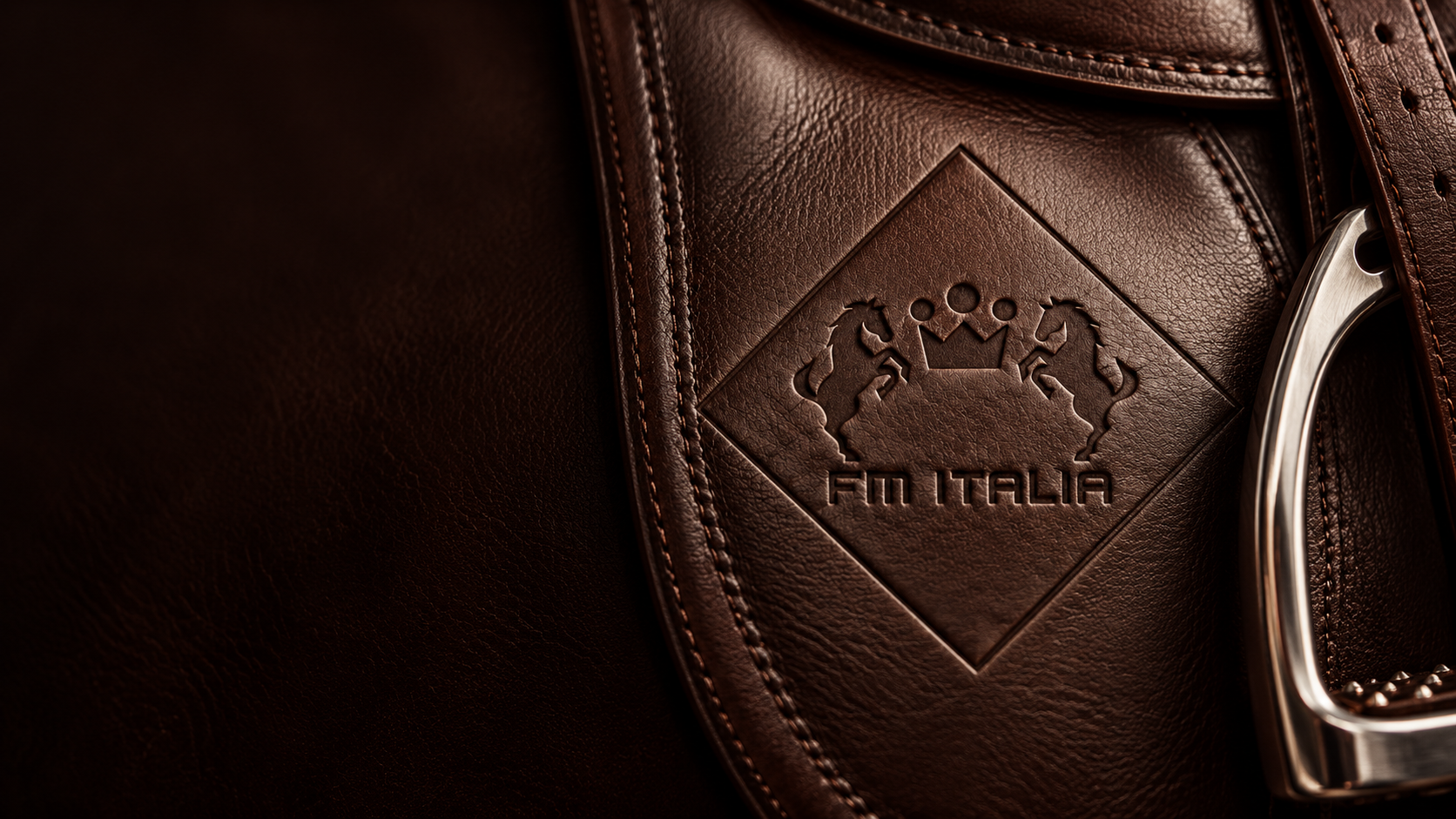 Dettaglio selleria FM Italia in pelle
